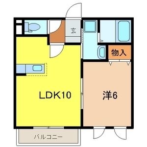 ライネス北越谷の間取り写真