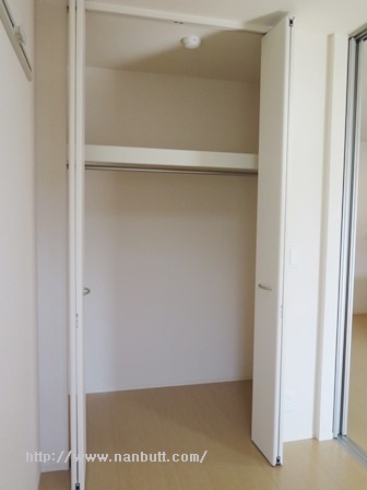 収納　洋室のクローゼット
