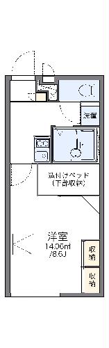 レオパレスマロンハイムの間取り