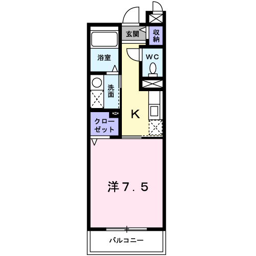 プラティークの間取り