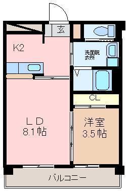 ＬＳ薬園の間取り