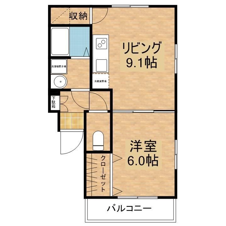 ファミール白鳥の間取り