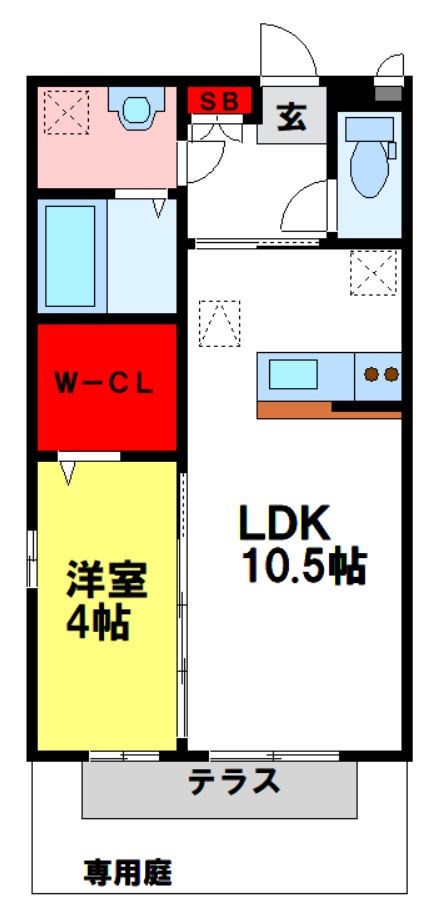 セイシェル大山IIの間取り