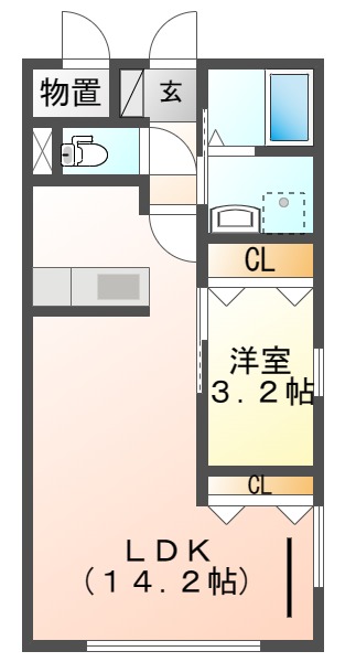 Ms　エムズの間取り