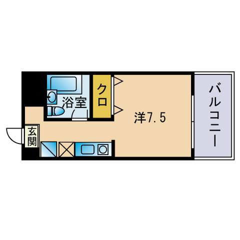 エスポワールドミ藤崎南の間取り