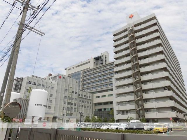 病院　日赤病院（病院）まで323m