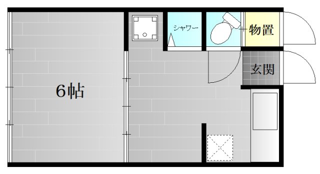 横須賀市吉倉町のアパートの間取り