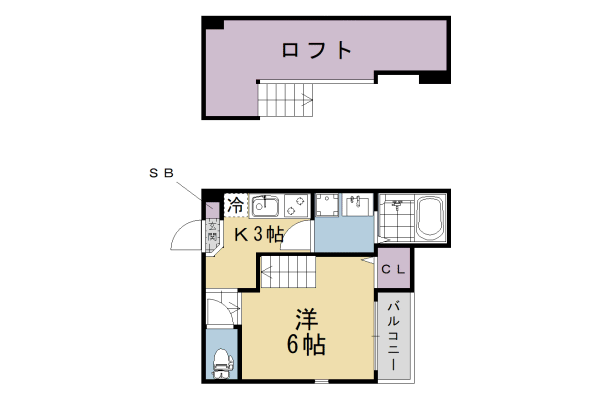 イロハ　淀下津町の間取り