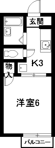 大府市横根町のアパートの間取り