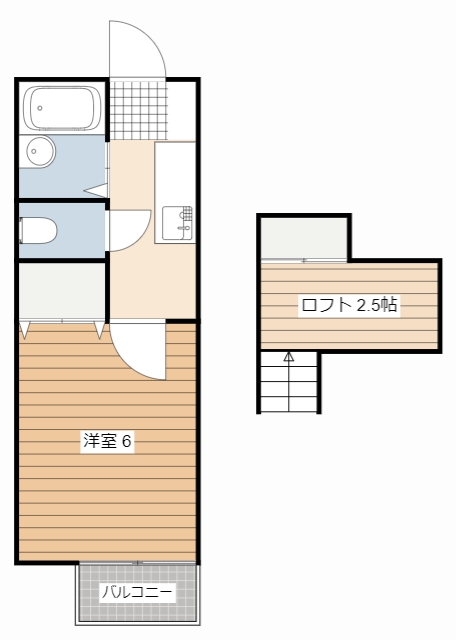 【ベル東海の間取り】