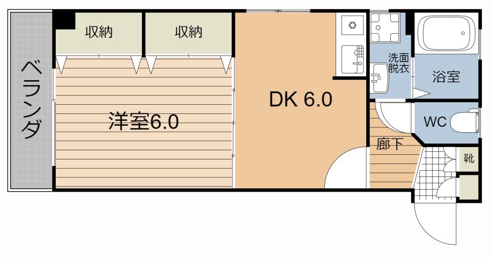 ライブＡＲＡＴＡの間取り