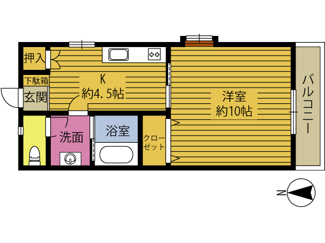 ＡＮＮＥＸ美喜の間取り