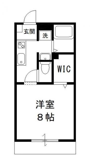 木更津市江川のアパートの間取り