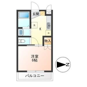 【宇都宮市今宮のマンションの間取り】