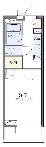 レオパレス白金の間取り