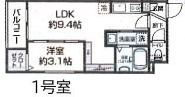 【福岡市博多区諸岡のアパートの間取り】