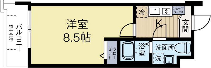 エンクレスト警固の間取り