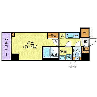 フェニックス市谷本村町の間取り