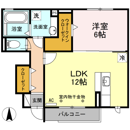 豊穂の間取り