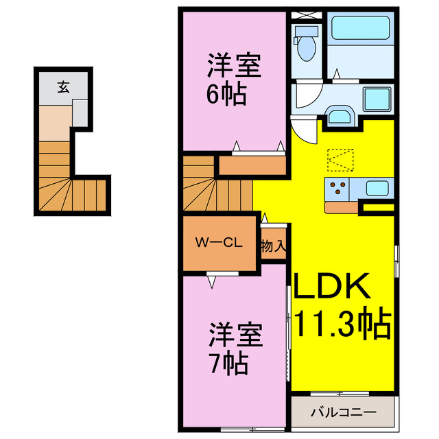 サニー・ベル　IIの間取り