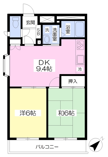 リベール白金台の間取り