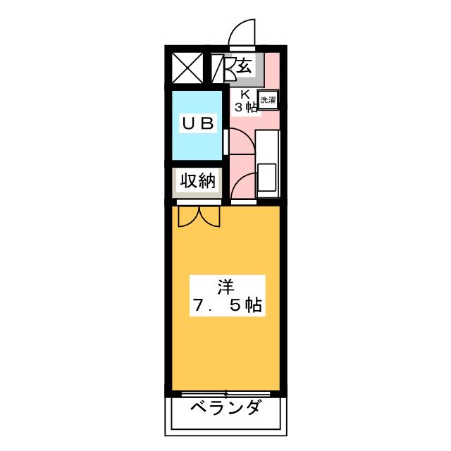 Ｌａ．５ハイツの間取り