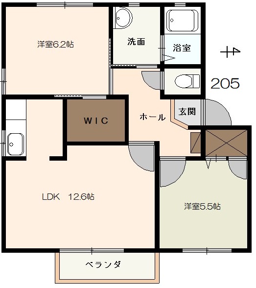 アンビシャスの間取り