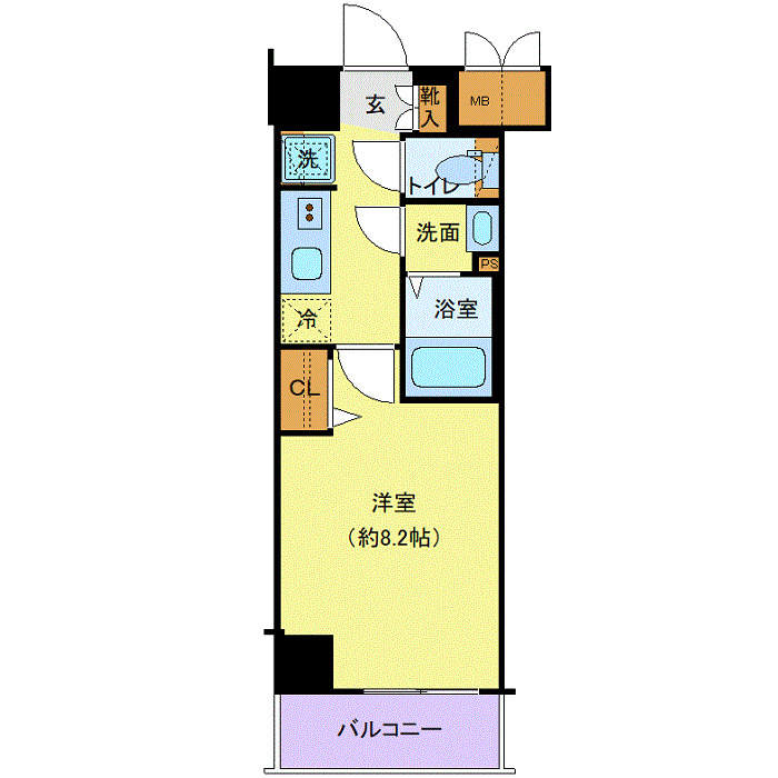 プレサンス木場公園の間取り