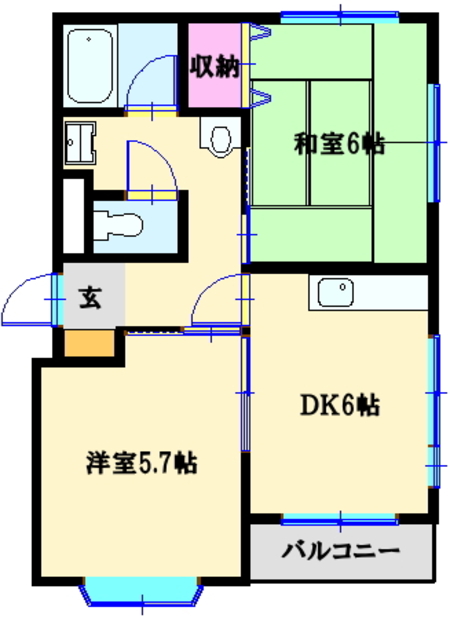 安田ビルの間取り