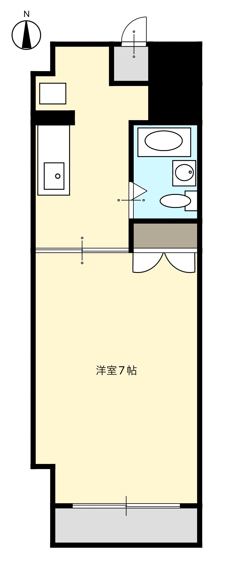 渡久第2ビルの間取り