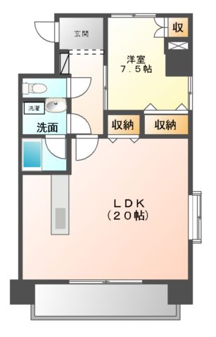 タワーマンション・シーザリオンの間取り