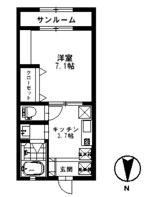 オンリーワン・藤の間取り