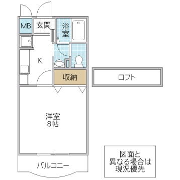 グランクレール 2番館の間取り