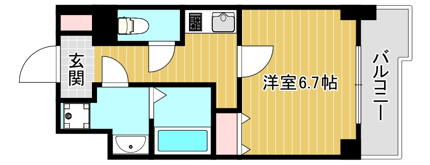 S-RESIDENCE難波Vialeの間取り