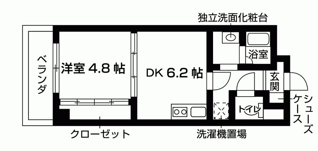 ジン・クロワールの間取り