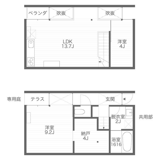 MEZOビレッジの間取り