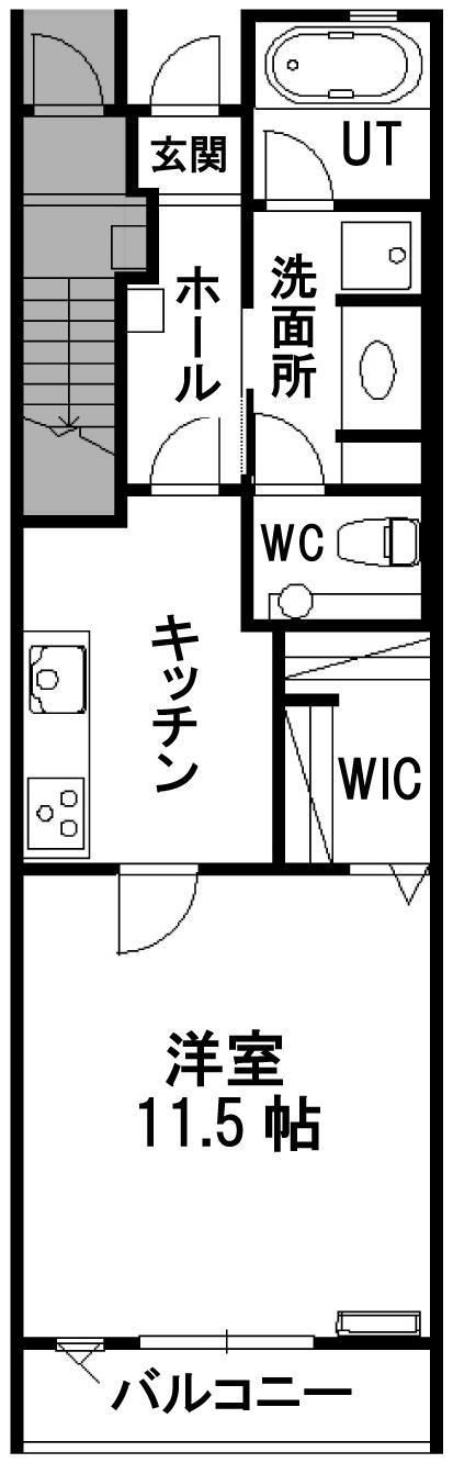 紫波町桜町築3年の間取り