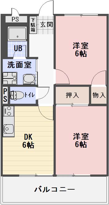 ＳｕｒｐｌｕｓIIプラウダの間取り