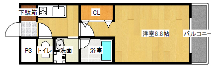 ルミエール21の間取り