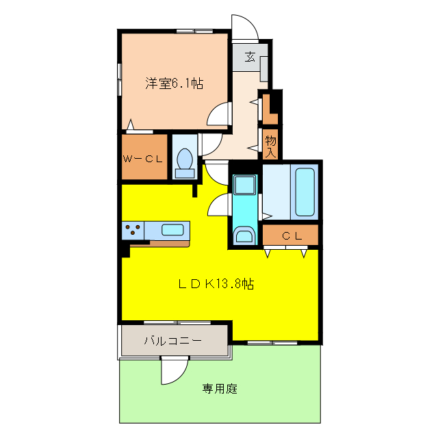 ソヴリン尾張の間取り