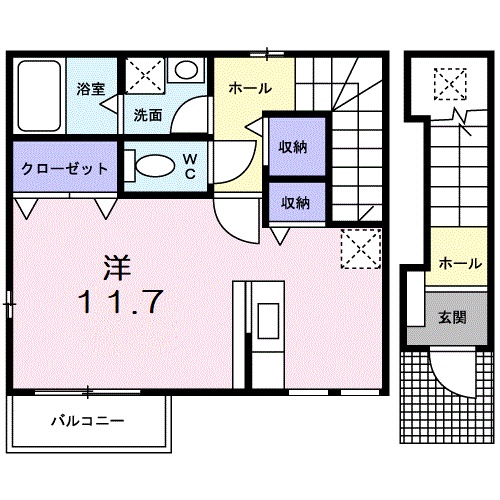 ノール　ヴィラージュの間取り