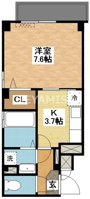 エスペランサ本原の間取り