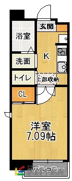 福岡市早良区荒江のマンションの間取り