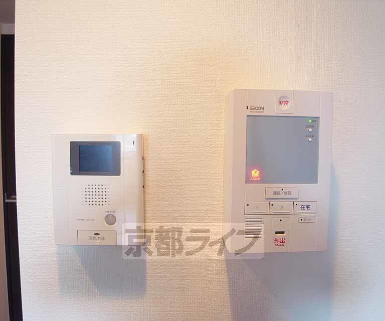 セキュリティ　急な来客も安心ですね