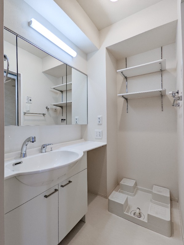 洗面設備　図面と現状に相違がある場合には現状を優先