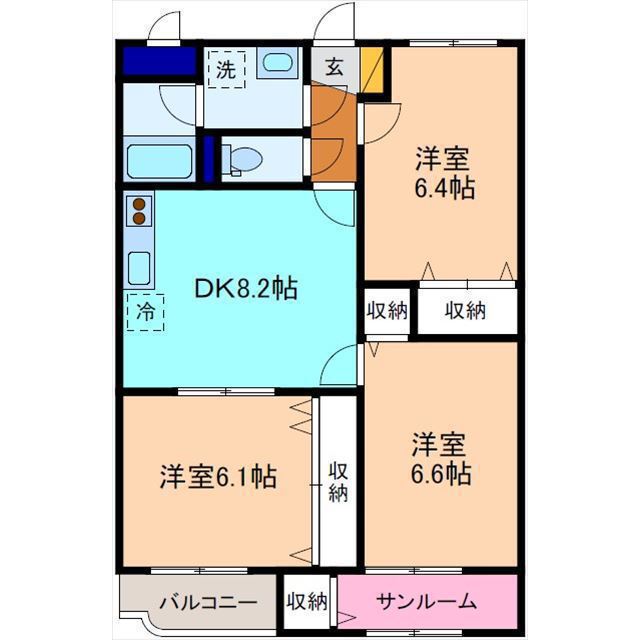 ユーミー北安江_間取り_0