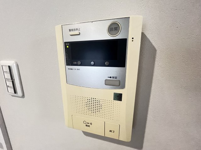 セキュリティ　インターホンがあります。