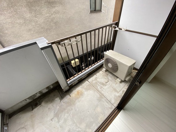 バルコニー　※別部屋の写真です