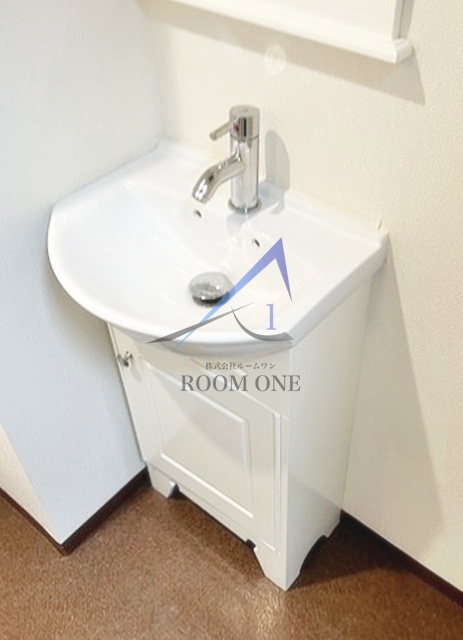 洗面設備　洗面台です。