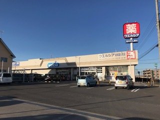 ドラックストア　ウエルシア結城富士見店（ドラッグストア）まで634m